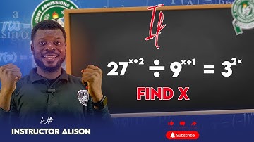 2025 JAMB LIKE QUESTION ON EXPONENTIAL FUNCTION