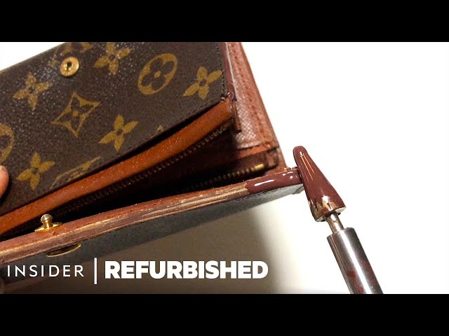 How An $800 Louis Vuitton Wallet Is Professionally Restored