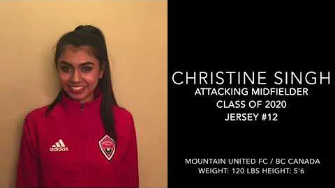 Christine Singh Class of 2020