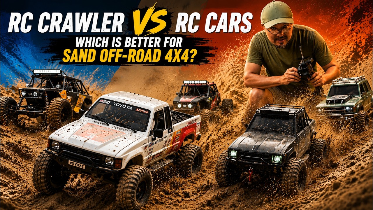 Rc Crawler vs Rc Cars: Which is Better for Sand Off-Road 4x4