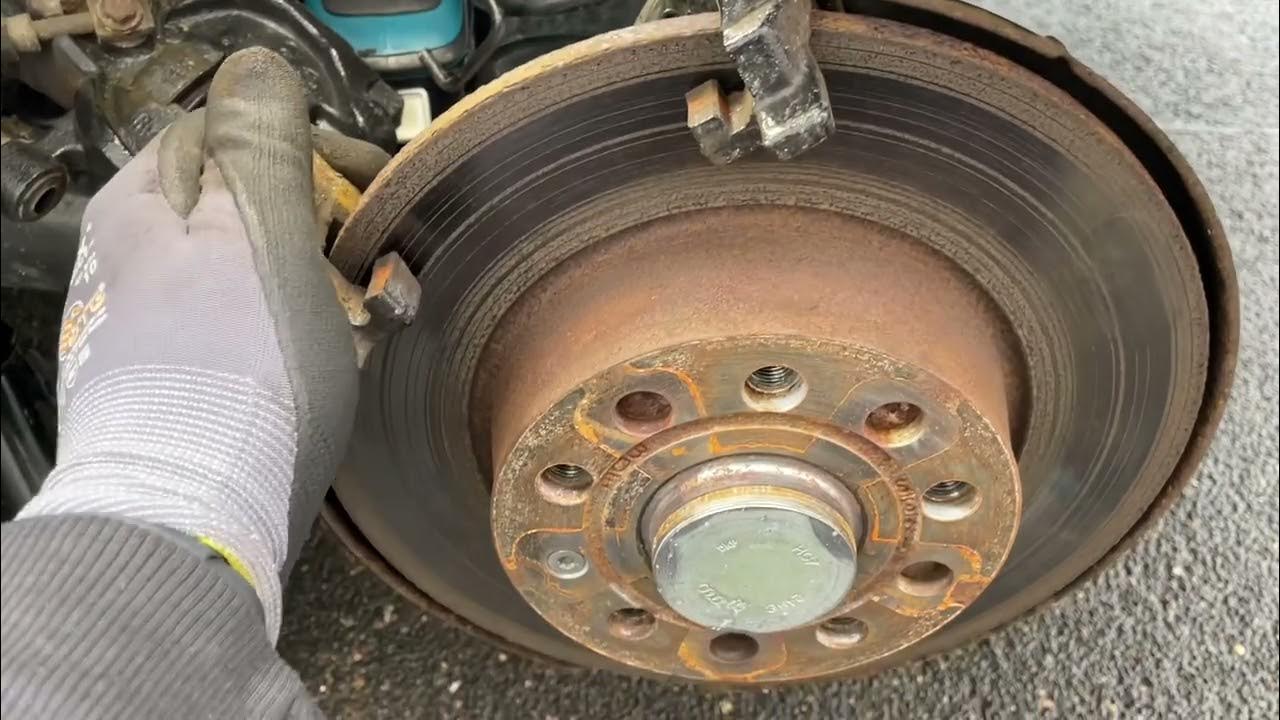 Pkw bremsbel ge und bremsscheibe wechseln audi a3 s3 sportback hinten