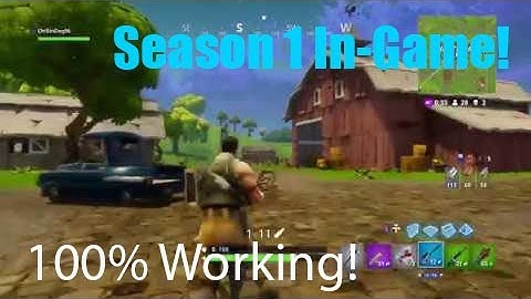 (OUTDATED)How To Play Fortnite Season 1 In Game! (Project Polaris/FortTimeMachine)