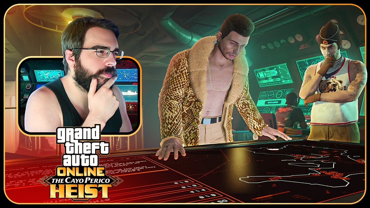 Grabbing Naked Photos of Trevor - GTA Online Cayo Perico Heist - (VOD) - DarkViperAU
