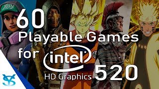 60 Juegos Jugables para Intel HD Graphics 520