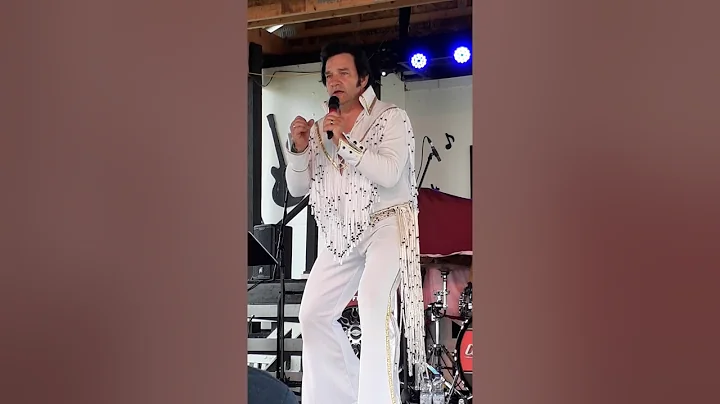 Jeff Bodner doing gospel  at the Canadian Bluemoon Elvis Festival in Barriere 2019