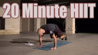 20 Minute High Intensity Cardio Workout - No Gym Required! (Follow Along)