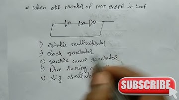 Astable Multivibrator || NOT GATE #NOTGATE #digitalelectronics #ClockGenerator #Logic #Logicgate