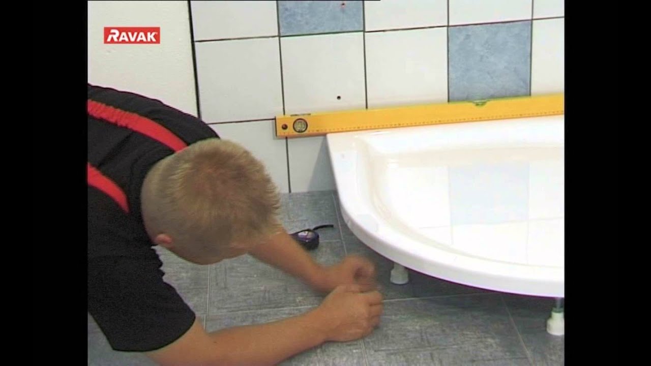 Ravak telepÃtési videó akril zuhanytálcák lábra szerelve youtube