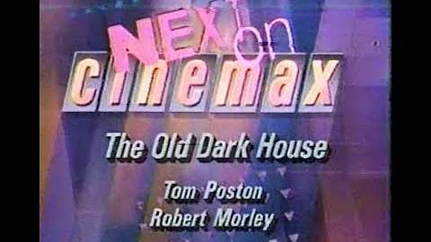 Cinemax: Next on Presents "The Old Dark House" a William Castle/Hammer film w/Tom Poston & creeps!!