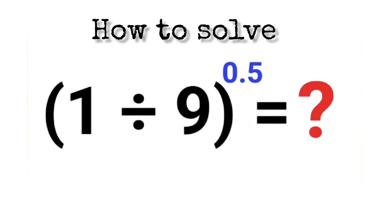 Many got this wrong 🫣 | Problem Solved | Amazing Math Problem - YouTube