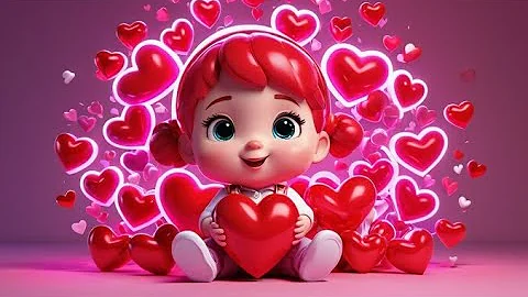 Counting Hearts on Valentine’s Day + More Nursery Rhymes & Kids Songs