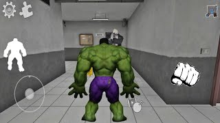 Escaping as Hulk in ice Scream 4 | Outwitt Mod