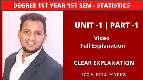 SEM 1 l STAT UNIT 1 CLASS 1 l  BEST AND  EXPLANATION EASY TO GET FULL MARKS l #shorttricks4u