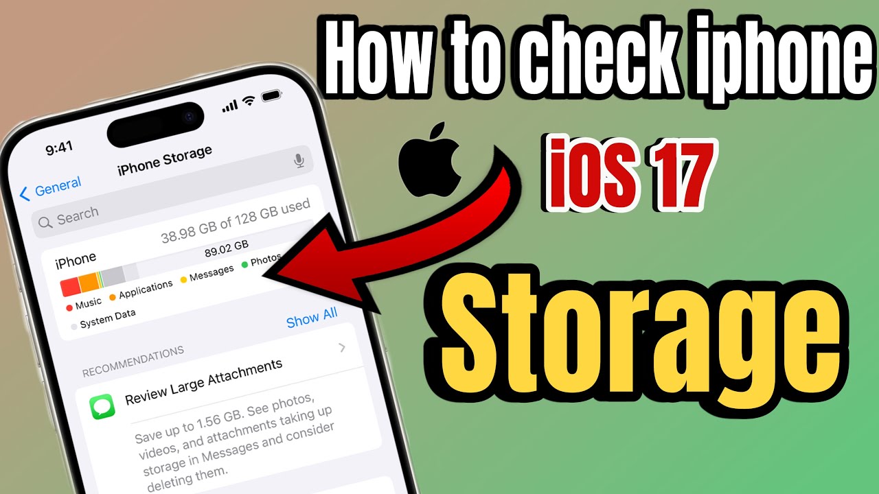 How to check iPhone storage! - YouTube
