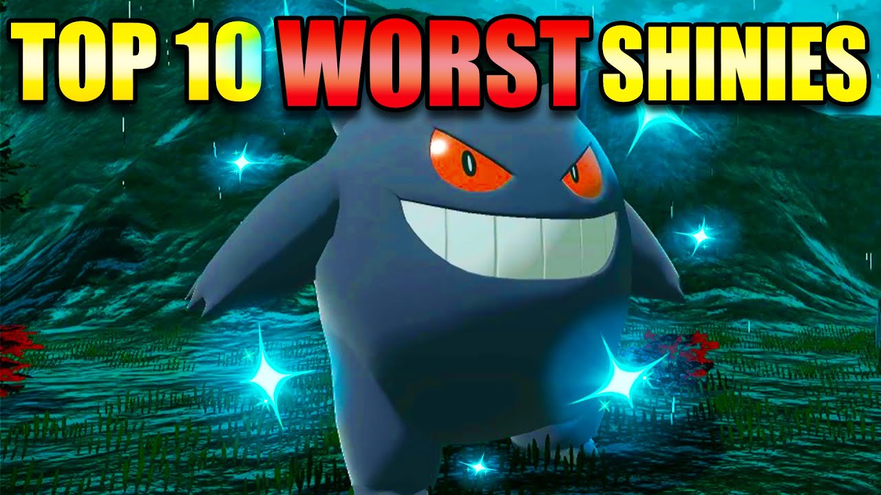 Pokemon: The 10 Worst Shiny Ghost-Types