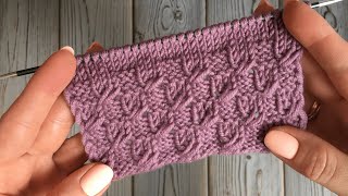 КРАСИВЫЙ УЗОР ДЛЯ ШАПОК, СНУДОВ, КАРДИГАНОВ! knittingpatterns