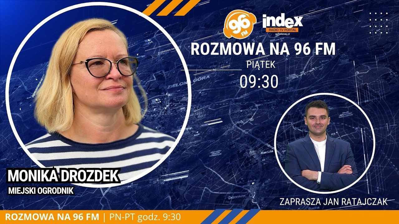 🌿 Rozmowa na 96 FM: Zielona Zielona Góra!
