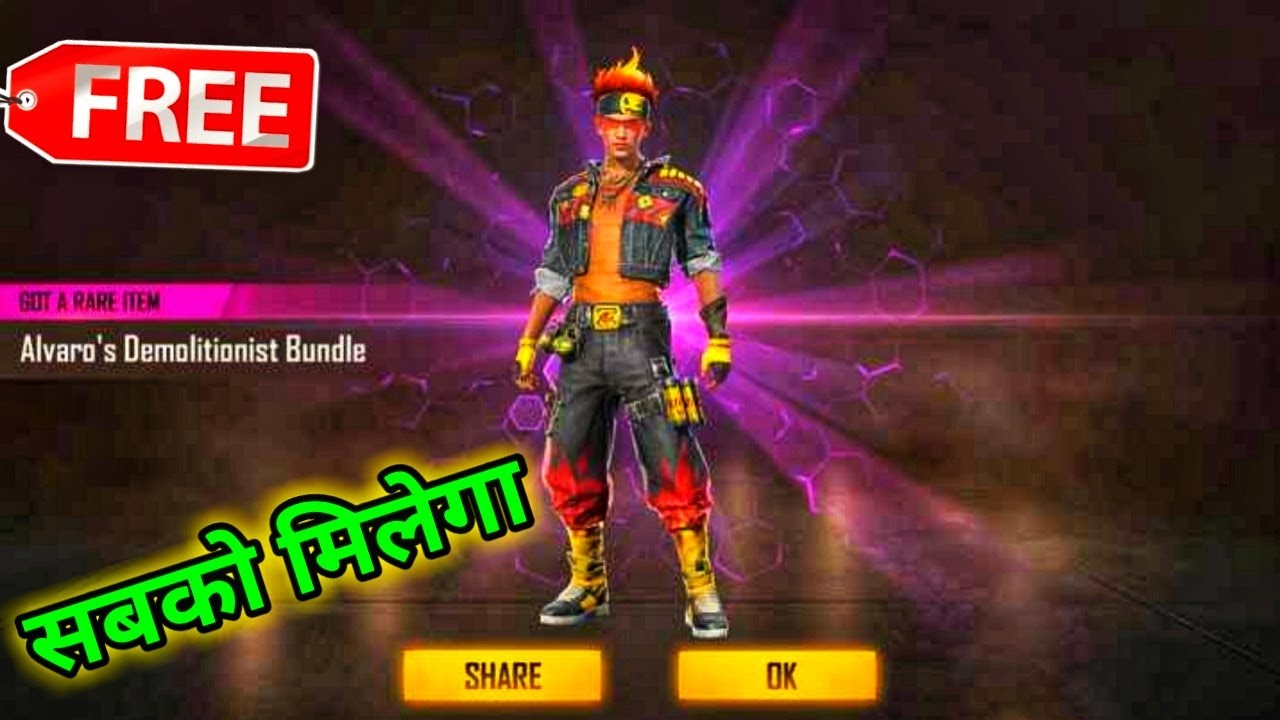 How To Get Free Alvaro Character Free | Free Fire NEW Event || Free