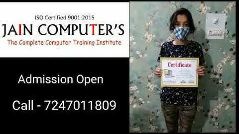 TALLY with GST  Course | Student Feedback | JAIN COMPUTER