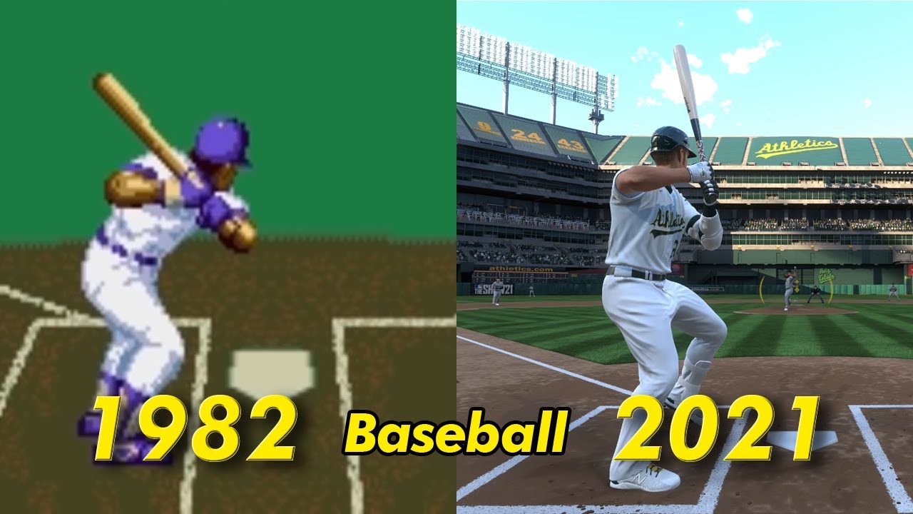 Baseball video games | Evolution 1982-2021 ⚾️