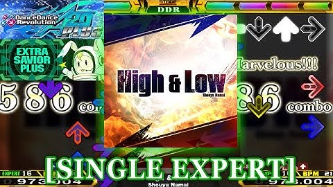 【DDR A20 PLUS】 High & Low [SINGLE EXPERT] 譜面確認＋クラップ
