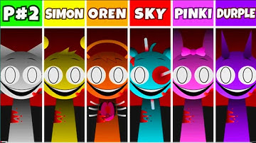 Incredibox Sprunki: But Simon VS Oren VS Sky VS Pinki VS Durple VS Wenda