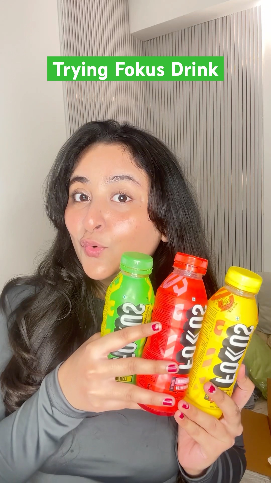 Trying Fokus Drink #minivlog #ytshorts #shorts