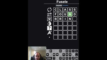 Fusele: Wordle but the rules keep changing (22 Apr 2025)  #variant #wordgames #puzzle #speedsolving