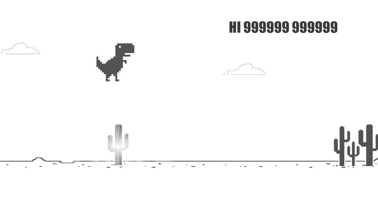 Игра динозавр хром