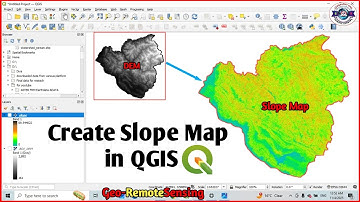 How to Create Slope Map in QGIS | Terrain Analysis Tutorial | DEM to Slope in QGIS