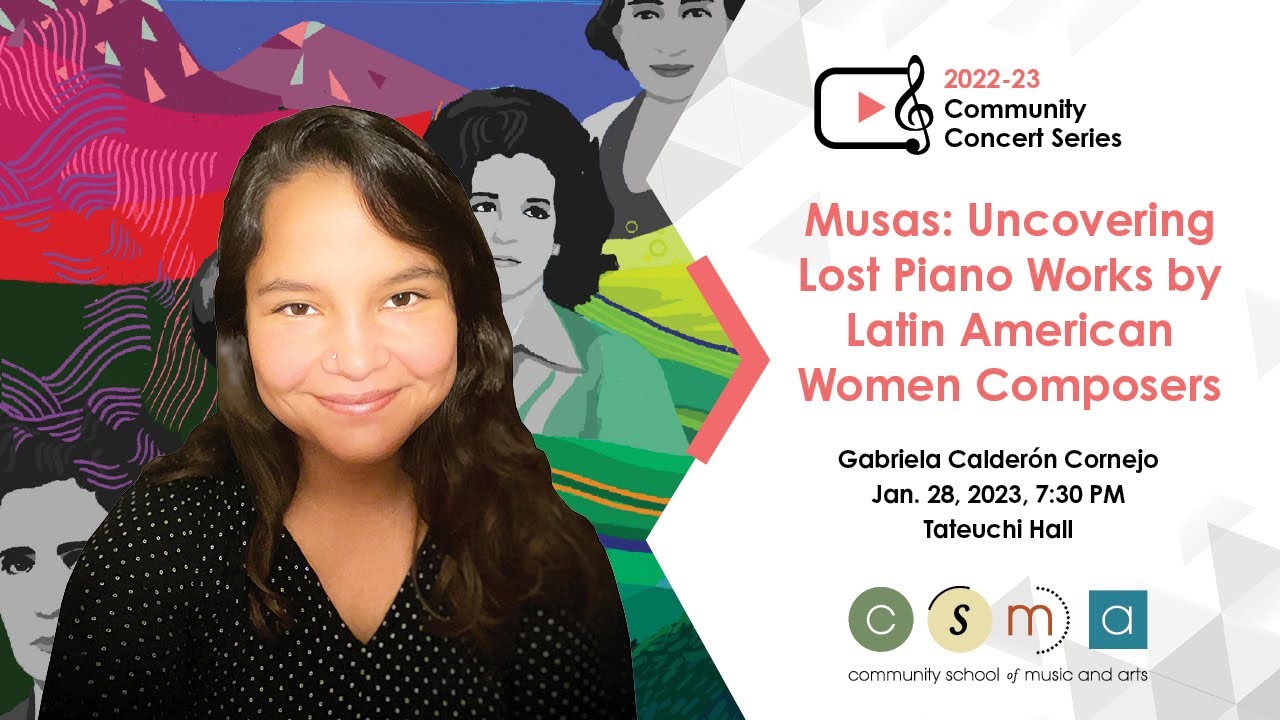 Musas: Uncovering Lost Piano Works by Latin American Women Composers