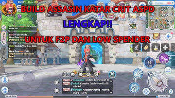 BUILD ASSASIN KATAR CRIT F2P LENGKAP - RAGNAROK X NEXT GENERATION