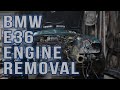 BMW E36 ENGINE REMOVAL