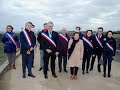 11 Nov 2020- Mme Annick Girardin, ministre de la mer, au Mémorial des marins de la Pointe St-Mathieu