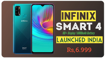 Infinix Smart 4 | Launched India With⚡Helio A22 ! 6000mAh Battery⚡Feature ! Price