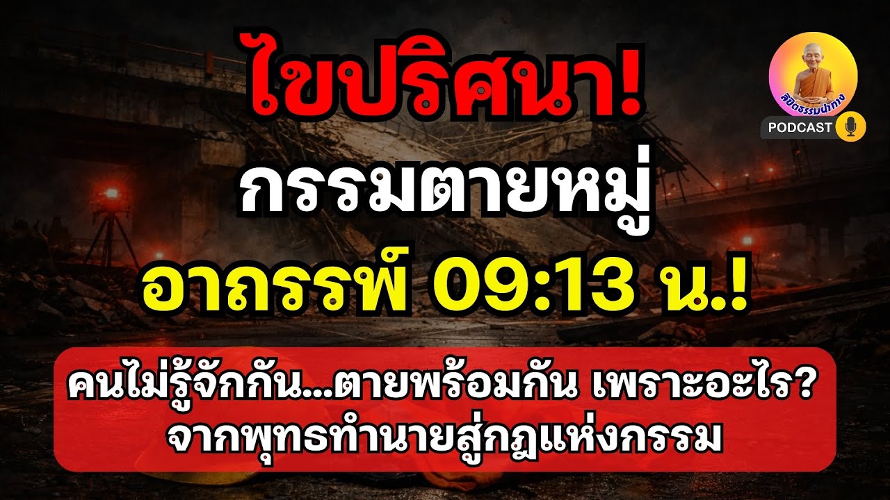 ตายหมู่!! ไขปริศนาอุบัติเหตุใหญ่... จากพุทธทำนายสู่กฎแห่งกรรม"