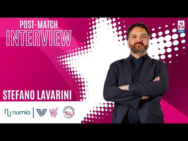 Stefano Lavarini | Post match interview vs Savino Del Bene Scandicci (GARA 4)