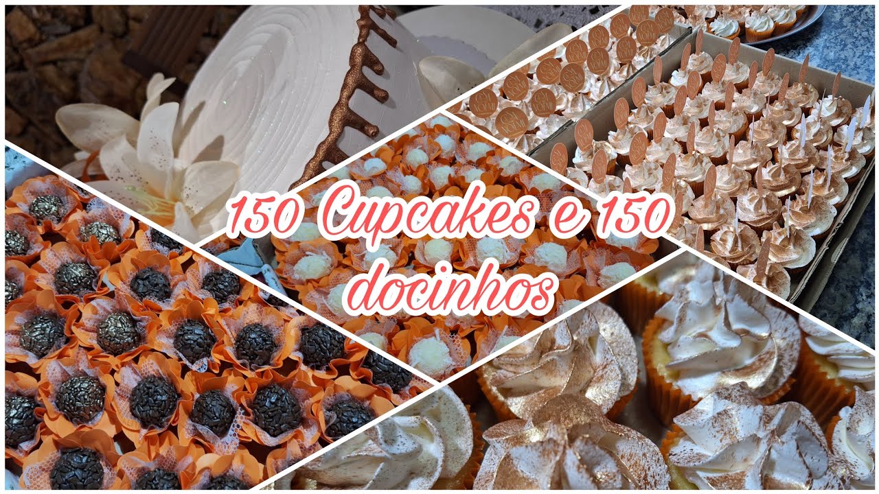 FAZENDO UMA SUPER ENCOMENDA| 150 DOCINHOS | 150 CUPCAKES + BOLO DE 20 CM| SILVANA SOUZA 