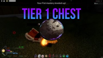 [Project Slayers] Getting ORE from a Tier 1 Chest! | 1% Myhtic Drop