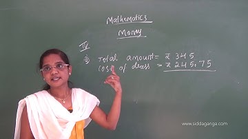 STATE 5 - MATHEMATICS - MONEY - PART 2