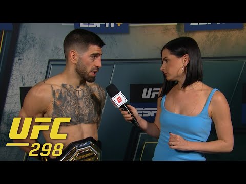 Ilia Topuria says featherweight division has ‘nobody’ to challenge him after UFC 298 win | ESPN MMA