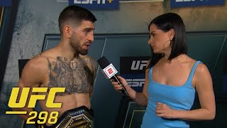 Ilia Topuria Says Featherweight Division Has Nobody To Challenge Him After Ufc 298 Win Espn Mma