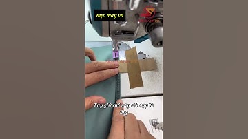 Mẹo gập mép vải thẳng đẹp chỉ với tấm bìa| Song Anh MK #Phutungmaykhausonganh