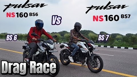 Pulsar NS160 E20 BS7 vs Pulsar NS160 BS6 Drag Race