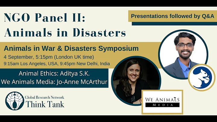 NGO Panel II - Animals in Disasters | Animales en ...