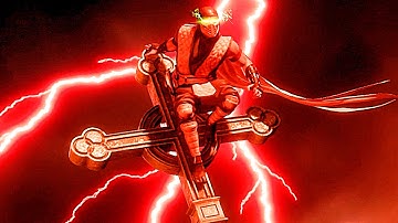 MK11 All Characters Jump off Spawns Cross (All Characters Perform Spawn Dark Guardian Intro 1)