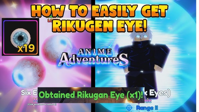 Best Eye Farm, Anime Adventures, Gojo Eyes, Guaranteed Chance