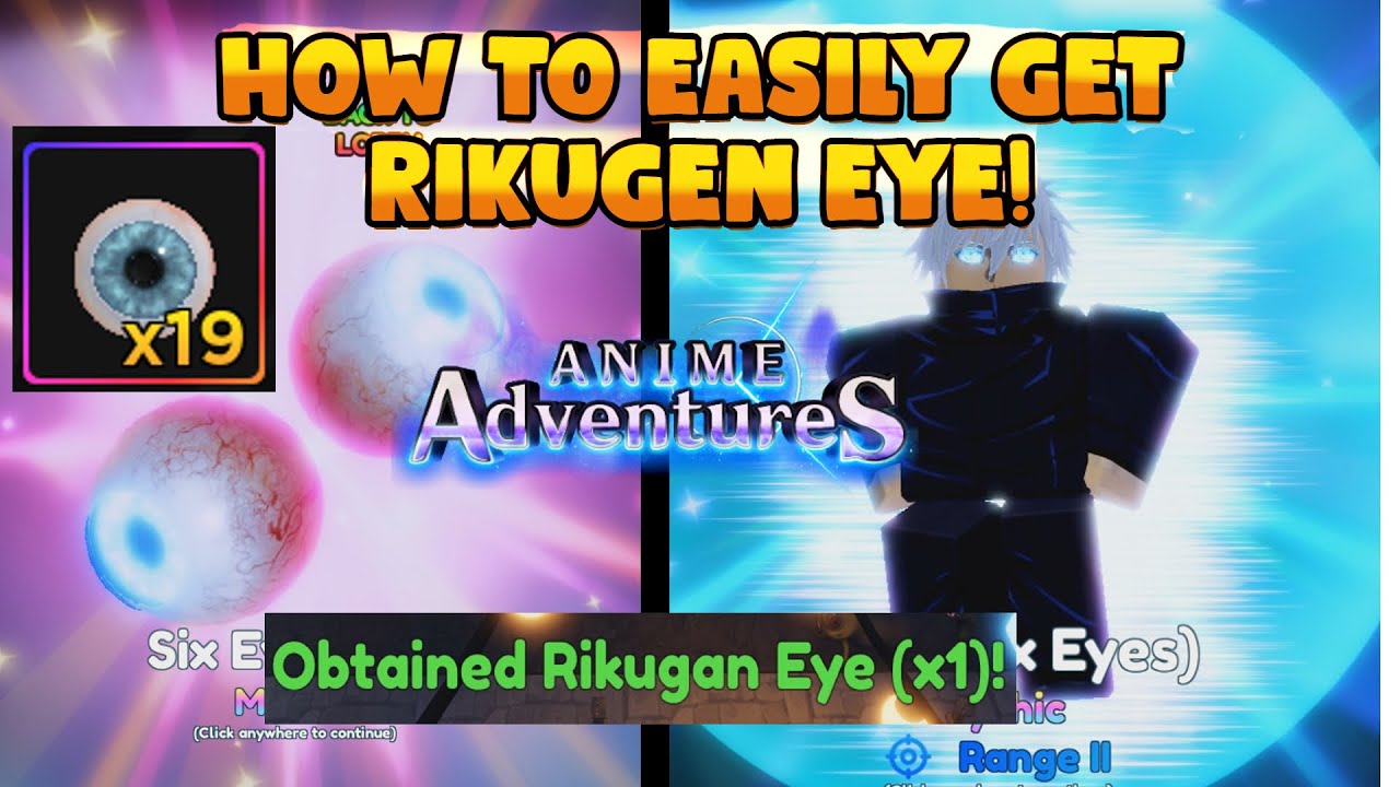 UPD 6.0 NEW GOJO/GOJU (SIX EYES) EVOLVE AND SHOWCASE! ANIME ADVENTURES! 