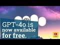 Gpt4o is now available for free