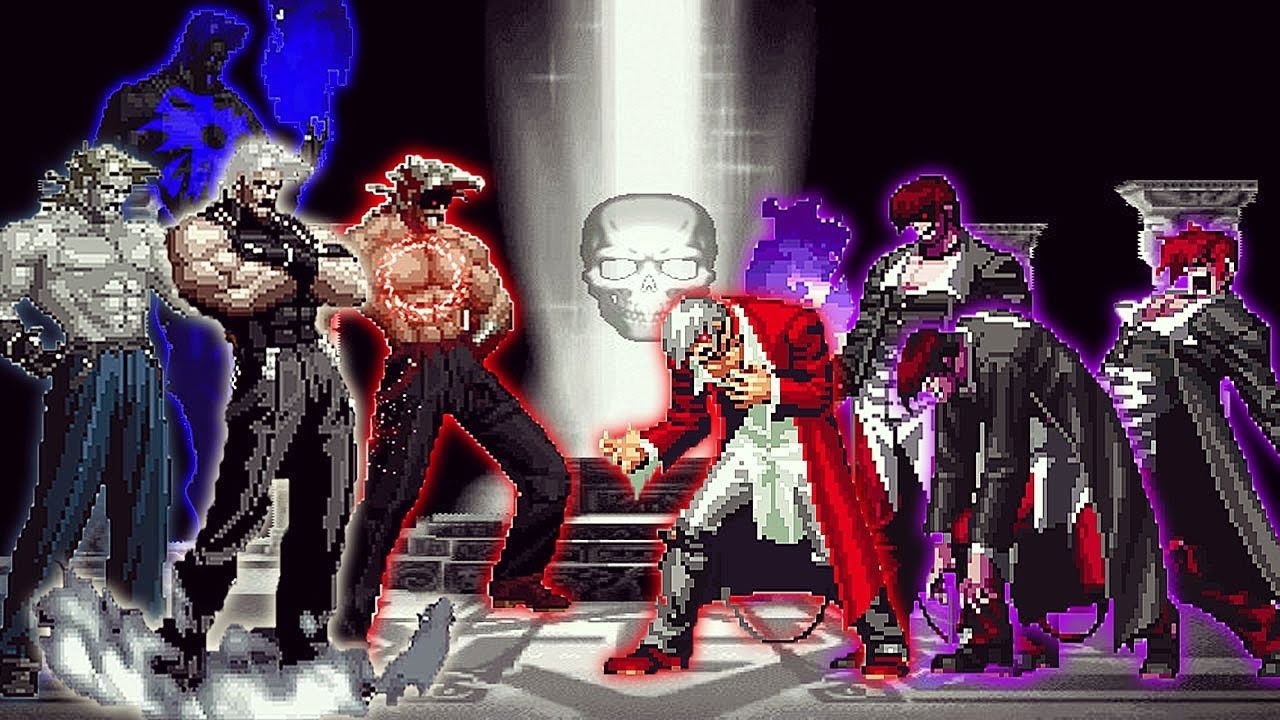 [Mugen KOF] Orochi Iori Yagami AD Team Vs Ultimate New Final Rugal Team ...